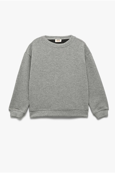 Koton Erkek Çocuk Sweat 6Wkb10203Tk GRİ