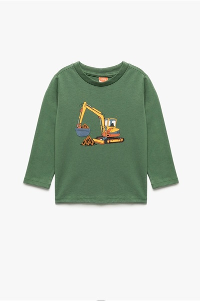 Koton Erkek Bebek Sweat 6Wmb10008Tk YEŞİL
