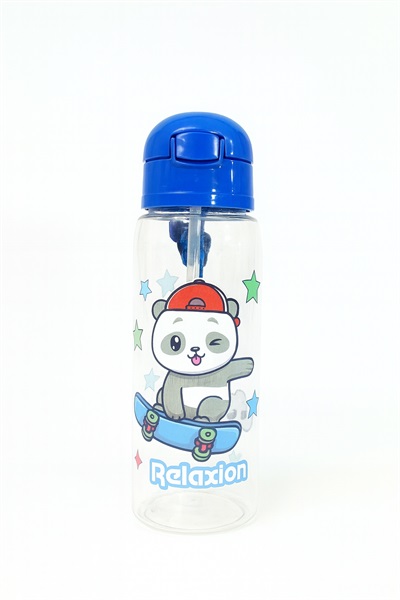 Pipetli Matara 550ML Relakxsın Mavi