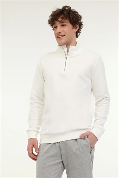 5W Mb Bs47 Hzıp Sw 5Pr Lumberjack Erkek Sweat A102024312 EKRU