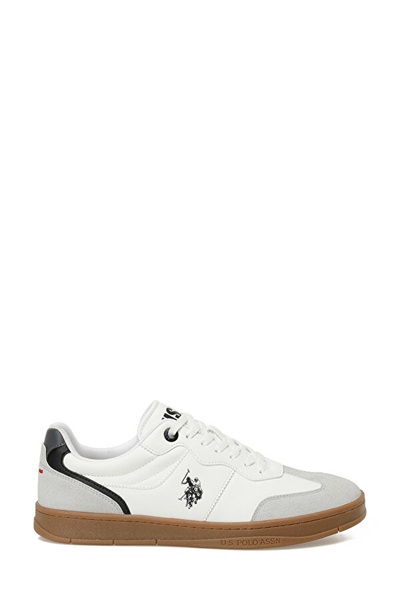 5W Yale 5Pr U.S. Polo Assn. Erkek Günlük Ayakkabı A102021308 BEYAZ/KREP