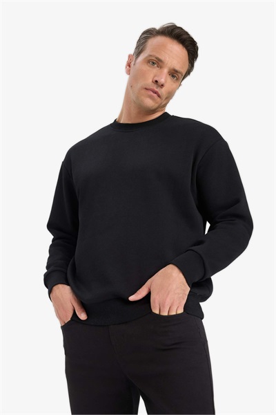 Defacto Erkek  Sweat T5139AZ/BK81 BLACK