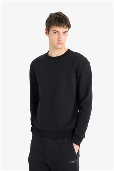 Defacto Erkek  Sweat T3777AZ/BK81 BLACK