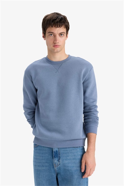 Defacto Erkek  Sweat T3777AZ/GR171 GREY