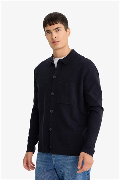 Defacto Erkek  Hırka F3720AX/NV64 NAVY