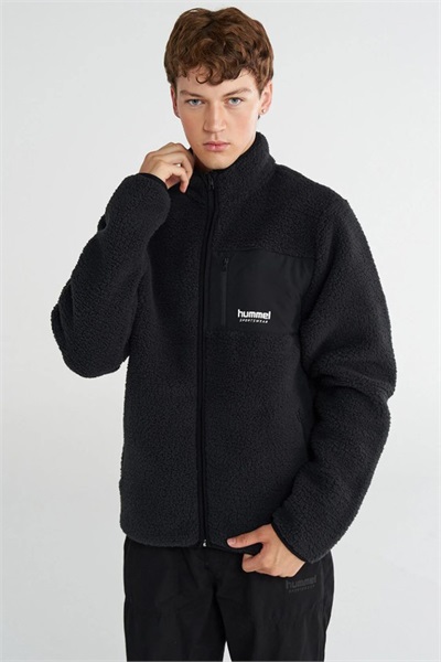 Hummel Hml Arthur Sherpa Zip Jacket Erkek Ceket 922361-2001 BLACK