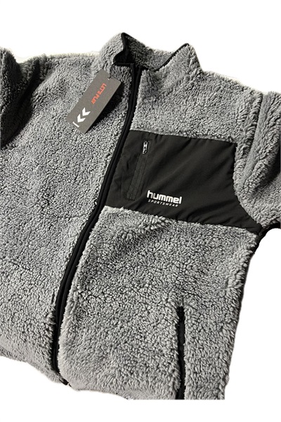 Hummel Hml Arthur Sherpa Zip Jacket Erkek Ceket 922361-7319 STORMY WEATHER