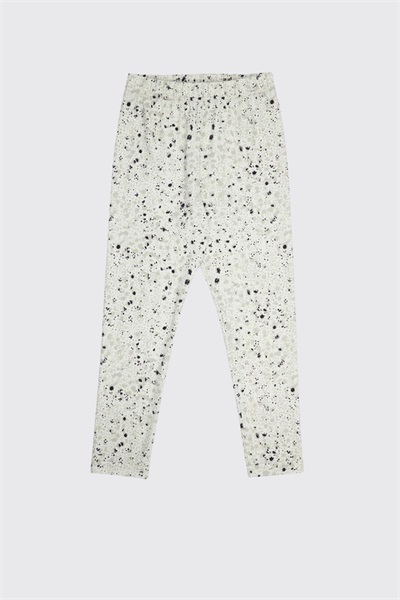 Kız Çocuk Baskılı Tayt 2511GK12003 Yeşil