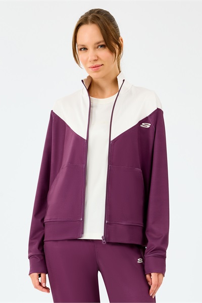 Skechers W Performance Track Suit Kadın Eşofman Takım S212251-3877 Bordoeux