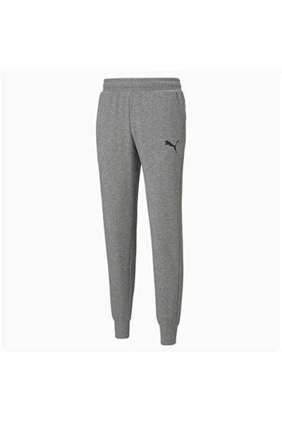 Puma Ess Logo Pants Unisex Eşofman Alt 586716-53 Medium Gray Heather-Cat