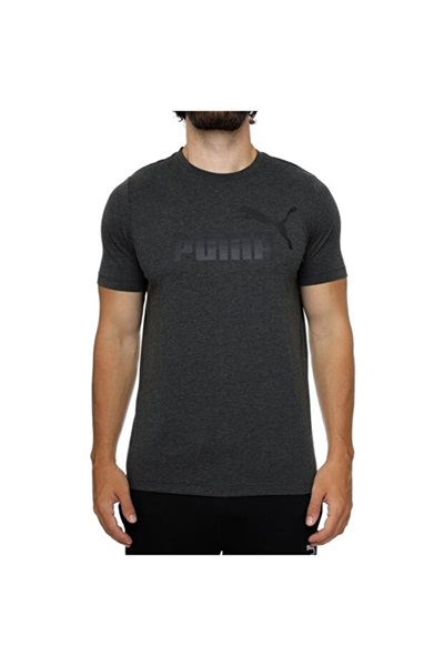Puma Ess Heather Tee Unisex T-shirt 586736-07 Dark Gray Heather
