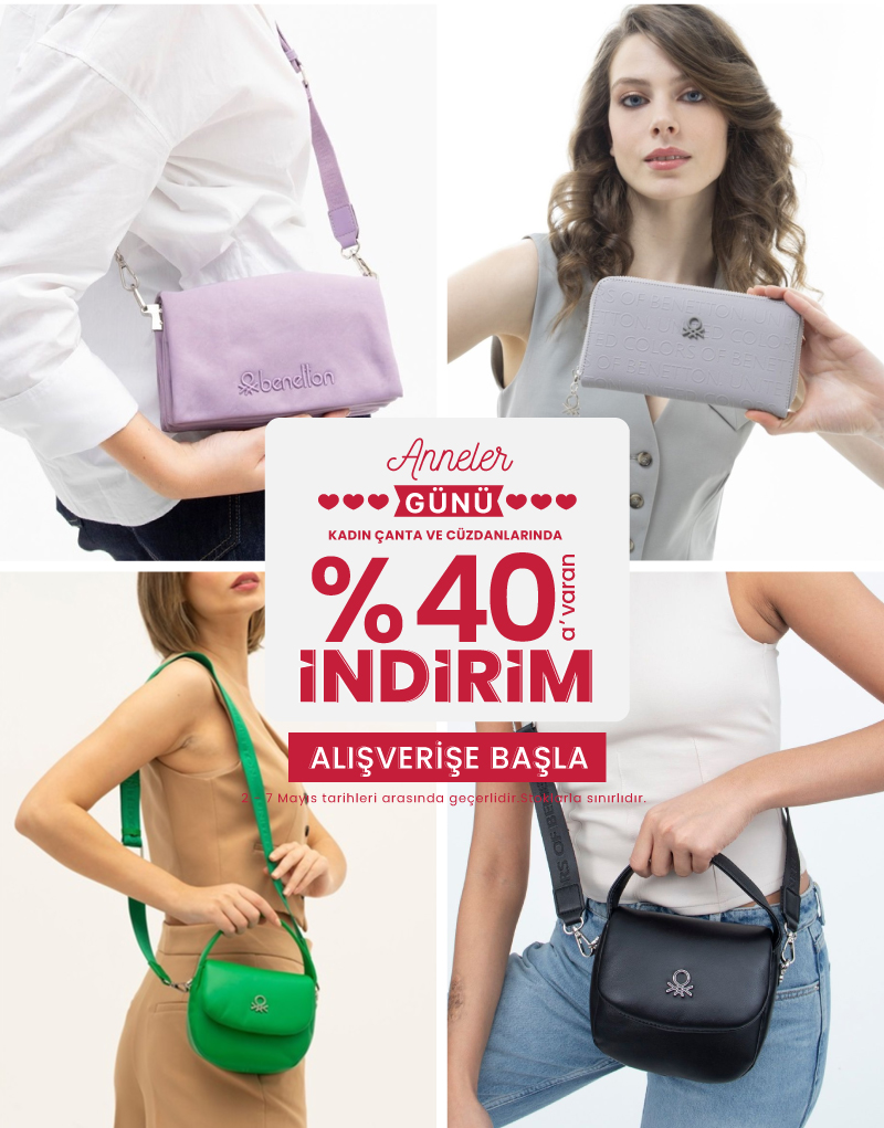Anneler Günü Çanta ve Cüzdan %40'a Varan